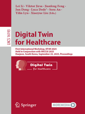 cover image of Digital Twin for Healthcare